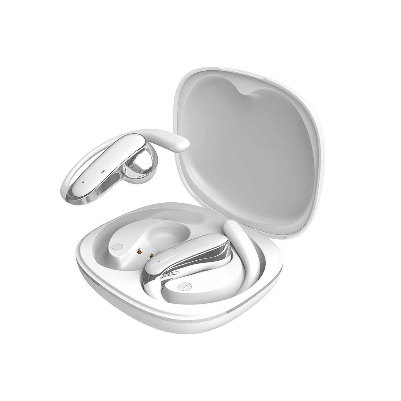 Наушники Dudao U17Z Bluetooth 5.3 OWS с заушными крючками, белые