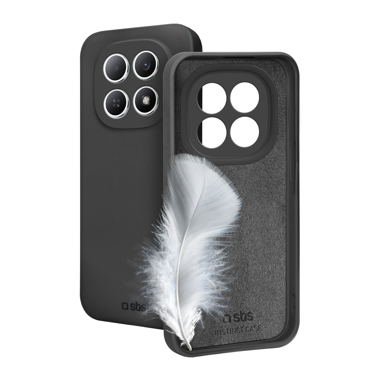 SBS Instinct ümbris Xiaomi Redmi Note 15 Pro jaoks - must