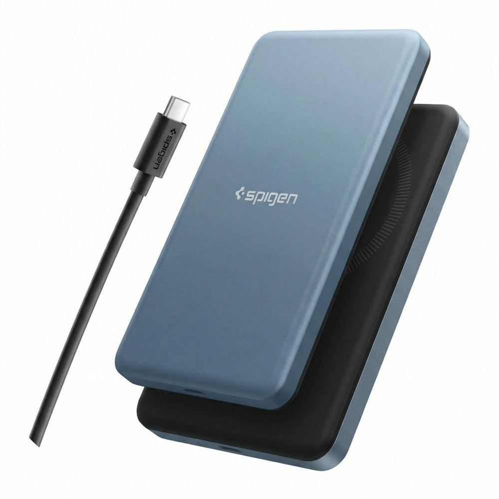 Spigen EA2205MQ Essential MagSafe 5000MAH 22.5W QI2 akupank - Navy sinine