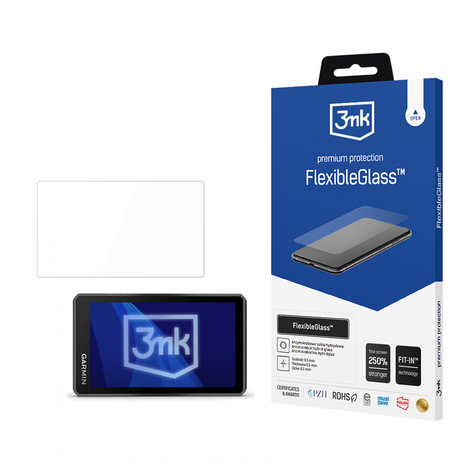 3mk FlexibleGlass hübriidklaas Garmin zumo XT3 4.7" jaoks