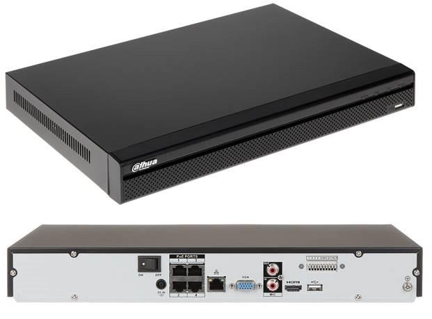 Dahua NVR4204-P-4KS2/L võrgu videosalvesti 4 kanalit 4 PoE