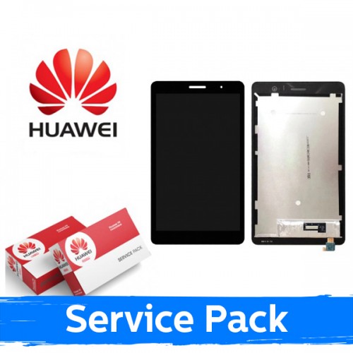 LCD Ekraan Ühildub Huawei MediaPad T3 8.0'' Must Koos Frame (Service Pack)