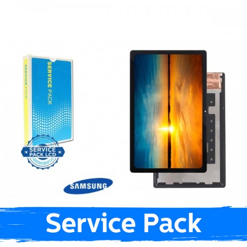 LCD Ekraan Ühildub Samsung T500 / T505 / T503 / T509 Tab A7 2020 (Tab A7 2022) Must (Service Pack)