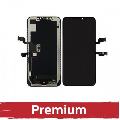 LCD Ekraan Ühildub iPhone Xs Max Must (Hard OLED / Premium)