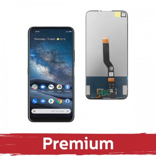 LCD Ekraan Ühildub Nokia 8.3 Must OEM