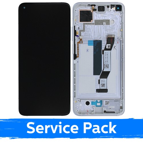LCD ekraan ühilduv Xiaomi Mi 10T / 10T Pro With Frame / Lunar Silver / (Service Pack)