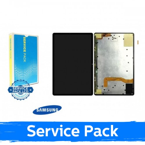 LCD Ekraan Ühildub Samsung T970 / T976 Tab S7 Plus 2021 Must (Service Pack)