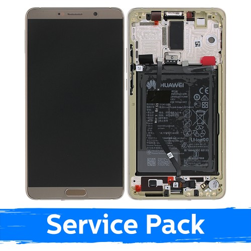 LCD Ekraan Ühildub Huawei Mate 10 Pruun Koos Frame (Service Pack)