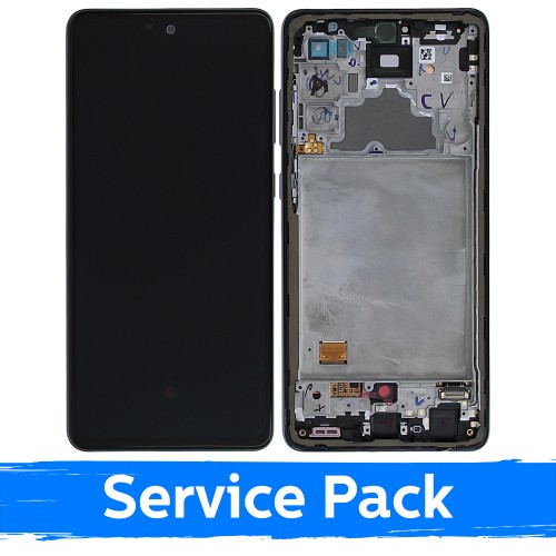 LCD Ekraan Ühildub Samsung A725 A72 Koos Frame / Awesome Must / (Service Pack)
