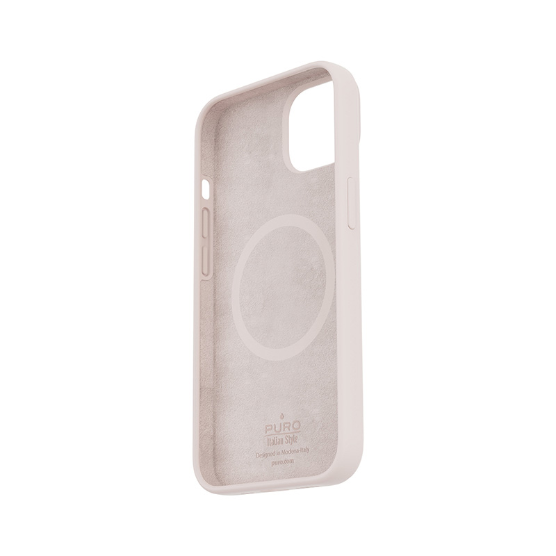 Puro ICON MAG ümbris seadmele iPhone 14 Plus, MagSafe'iga ühilduv, Dusty Pink värvitoonis