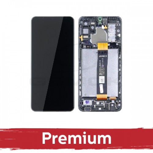 LCD Ekraan ühilduv Samsung A326 A32 5G Must Raamiga OEM