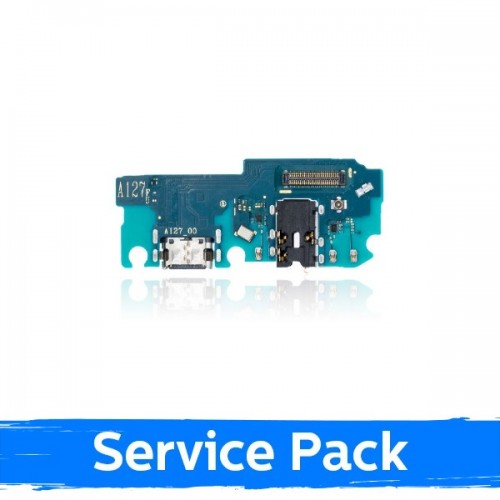 Charging Port Ühildub Samsung A127 A12s Koos Flex / Plata 100% original (Service Pack)