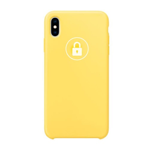 Phone Ümbris "Silicone Ümbris" jaoks Apple iPhone Xs Max / Canary Kollane / in package