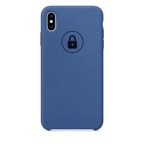Phone Ümbris "Silicone Ümbris" jaoks iPhone X (XS) / Delft Sinine / in package
