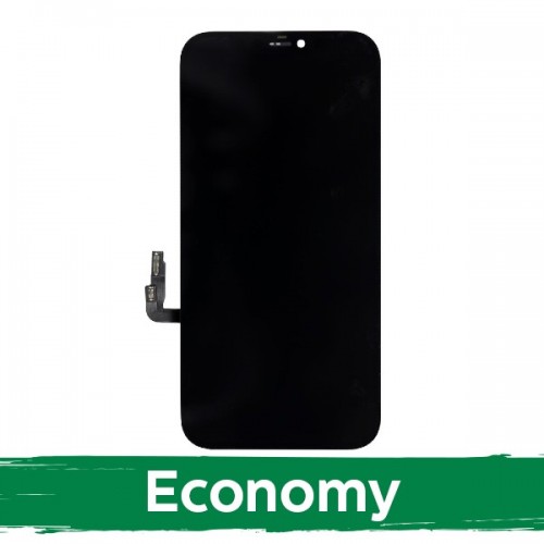 LCD Ekraan Ühildub iPhone 12 / 12 Pro Must (INCELL / Economy)