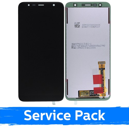 LCD Ekraan Ühildub Samsung J610 J6+ / J415 J4+ Must (Service Pack)