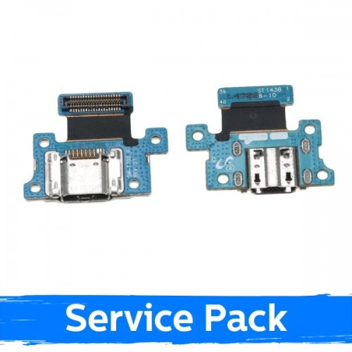 Charging Port Ühildub Samsung T700 Tab S 8.4'' Koos Flex / Plata Original (Service Pack)