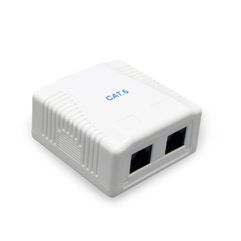 Gembird võrgupesa CAT6 UTP 2 porti