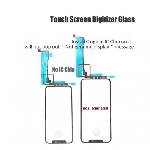 Touch Screen Digitizer Ühildub "Pro+" Apple iPhone 11 Pro / ilma IC / glass + OCA / Set