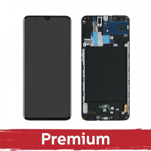 LCD ekraan ühilduv Samsung A705 A70 raamiga / suur ekraan / OEM
