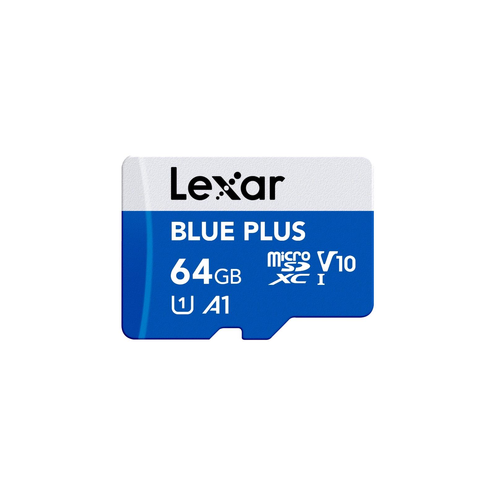 Mälukaart Micro SDXC 64GB UHS-I Lexar adapteriga