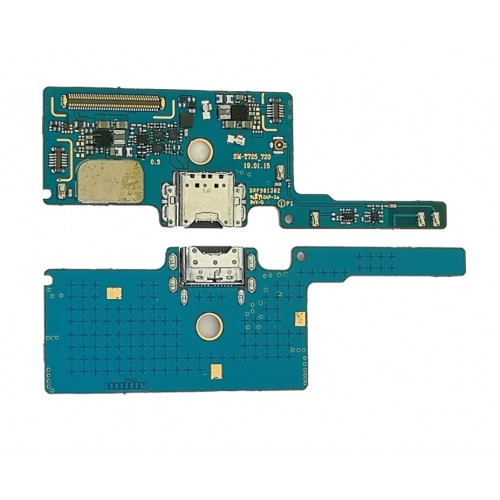 Charging Port Ühildub Samsung T725 / T720 Tab S5e Koos Flex / Plata OEM