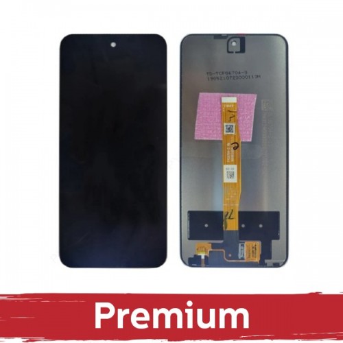 LCD Ekraan Ühildub Nokia XR20 Must OEM