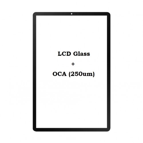 Välimine ekraaniklaaas Pro+ Apple iPad Pro 12.9 2018 (2020) jaoks, must, klaas + OCA XH 250um