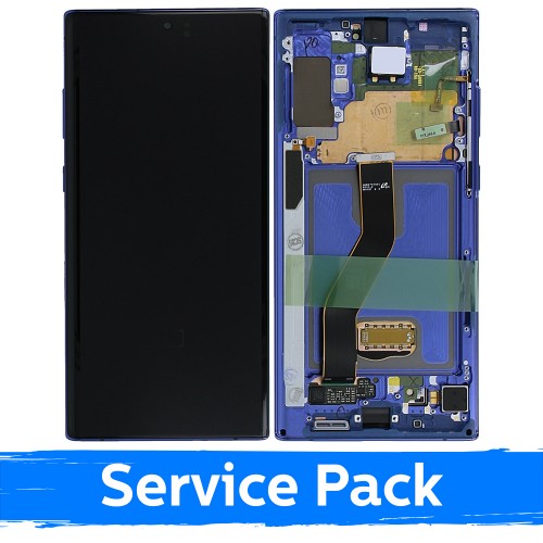 LCD ekraan ühilduv Samsung N975 Note 10 Plus With Frame / Aura Blue / (Service Pack)