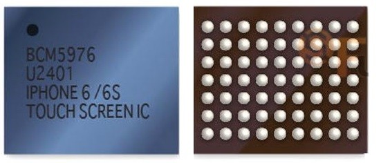 Mikroskeem IC 5G/5S/5C/6/6 Plus/SE/iPad Air/iPad Air 2 puudutus U12/U2401/U6600/U6650/U4100/U4150/U4301 (BCM5976) valge