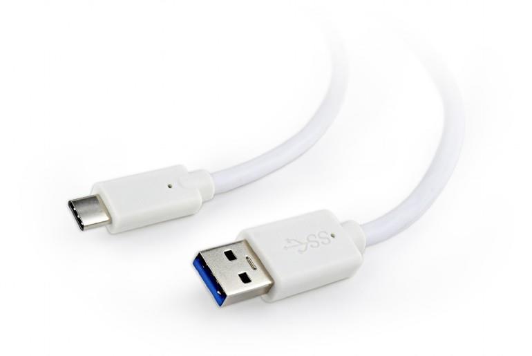 Gembird USB-C USB3 kaabel 0.1m valge