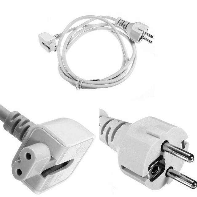 Laadija adapter kaabliga originaal (1,8m) MagSafe/MacBook/iPod Z622-0157 Type F (16A) (kasutatud A klass)