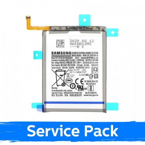 Aku Ühildub Samsung N980F Note 20 EB-BN980ABY 100% Original (Service Pack)