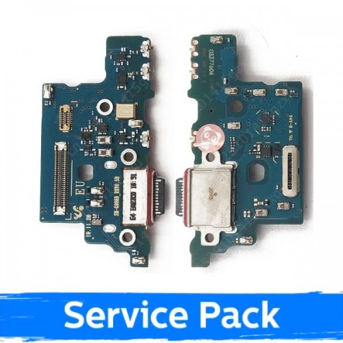Charging Port Ühildub Samsung G988 S20 Ultra Koos Flex / Plata (Service Pack)