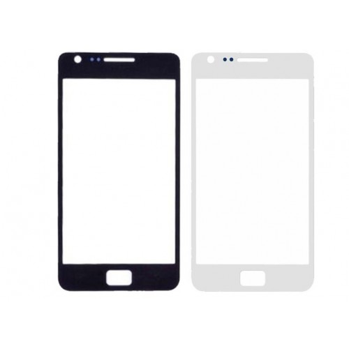 Outer Screen Glass Ühildub Samsung I9100 S2 Valge HQ