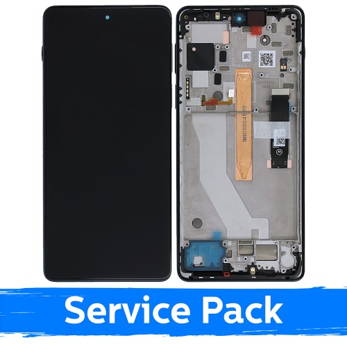 LCD Ekraan Ühildub Motorola Edge 20 Pro XT2153 / Midnight Sinine / Original (Service Pack)