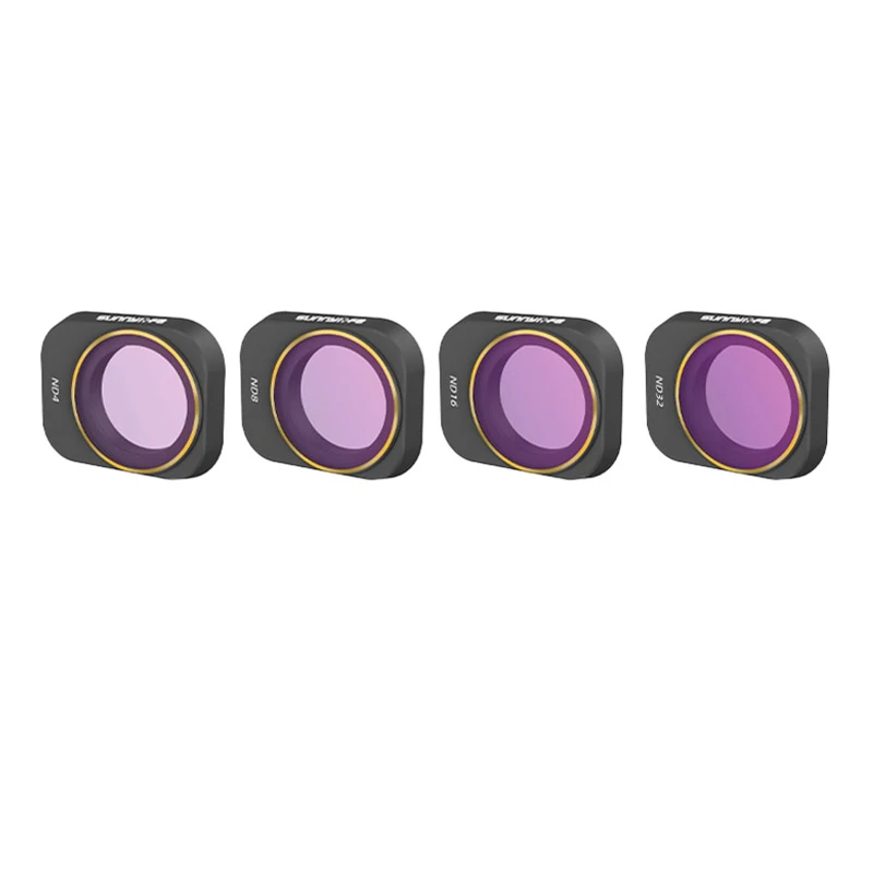 Komplekt of 4 filters ND 4/8/16/32 Sunnylife jaoks DJI Mini 3 Pro (MM3-FI417)