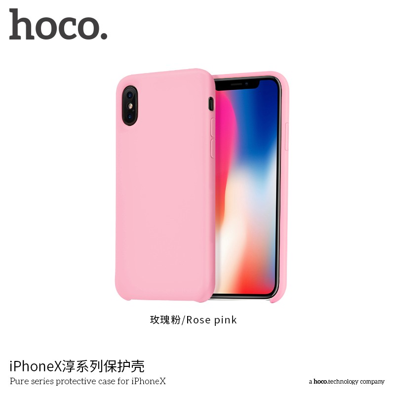 Ümbris "Hoco Pure Series" jaoks iPhone X rose roosa