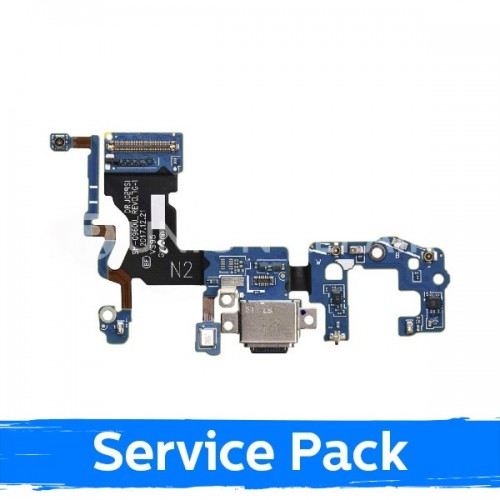 Charging Port Ühildub Samsung G960 S9 Koos Flex / Plata original (Service Pack)