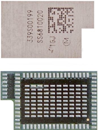 Mikrokiip IC iPhone 7/7 Plus WiFi/Bluetooth moodul (339S00201/339S00199)