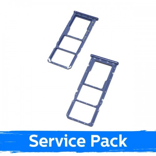 SIM Holder Ühildub Samsung A750 A7 2018 SIM card holder Sinine original (Service Pack)