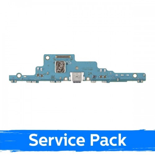 Charging Port Ühildub Samsung T736 / T733 Tab S7 FE Koos Flex / Plata (Service Pack)