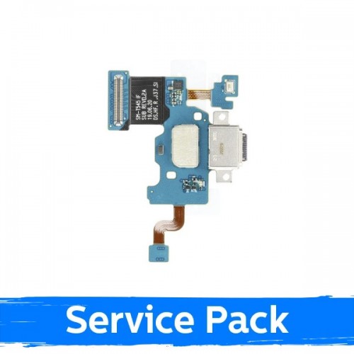 Charging Port Ühildub Samsung T545 Tab Active Pro Koos Flex / Plata (Service Pack)