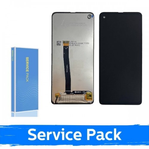 LCD Ekraan Ühildub Samsung G715 Xcover Pro Must (Service Pack / Aftermarket)(NF version)