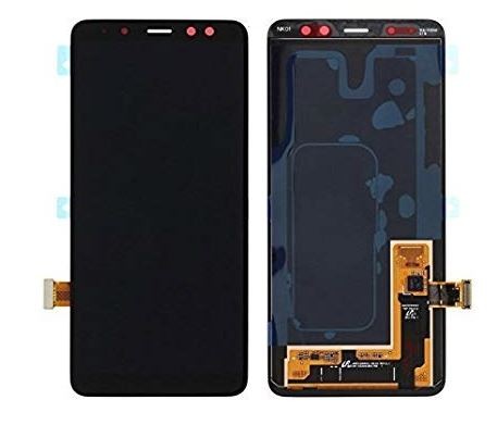 LCD ekraan Samsung A530 A8 (2018) puuteekraaniga must originaal (service pack)