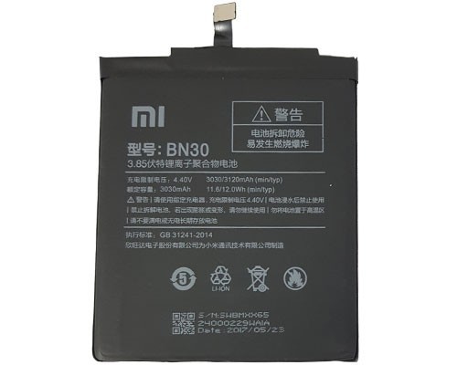 Aku ORG Xiaomi Redmi 4A 3030mAh BN30