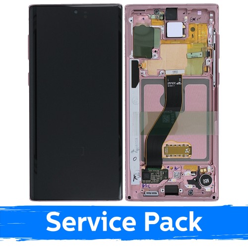 LCD Ekraan Ühildub Samsung N970 Note 10 Koos Frame / Aura Glow / (Service Pack)