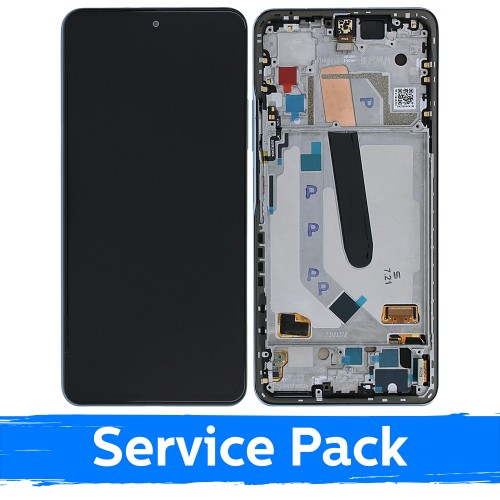LCD Ekraan Ühildub Xiaomi Poco F3 (Mi 11X / Mi 11i) Koos Frame / Deep Ocean Sinine / (Service Pack)