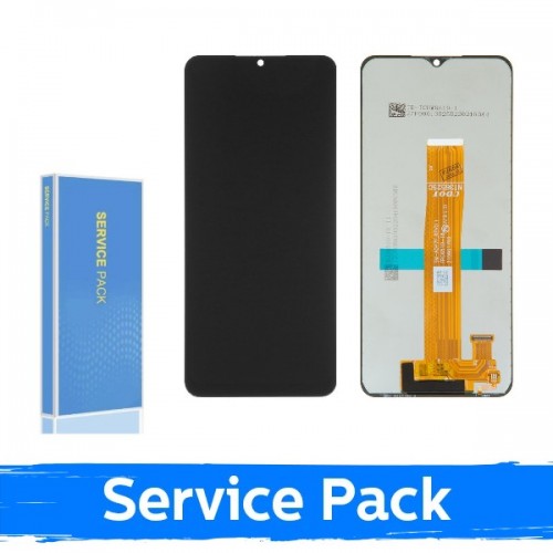 LCD Ekraan Ühildub Samsung A047 A04s / A136 A13 / M136 M13 Must (Service Pack / Aftermarket)(NF version)