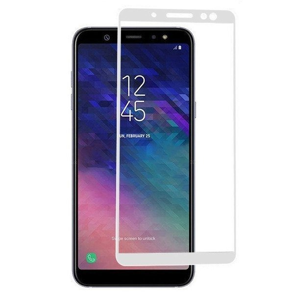 TEMPERED GLASS 6D SAMSUNG GALAXY M10 valge